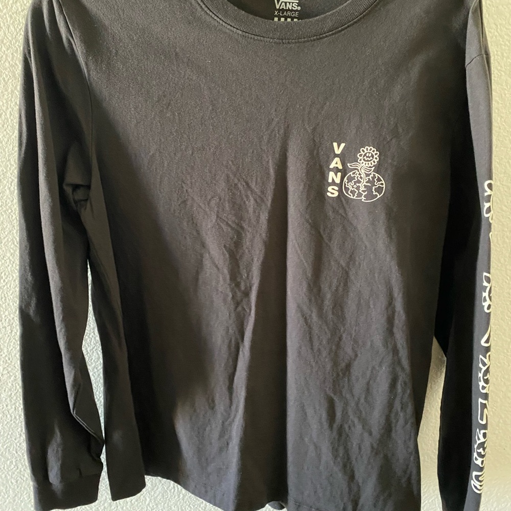Black Vans long sleeve T-shirt